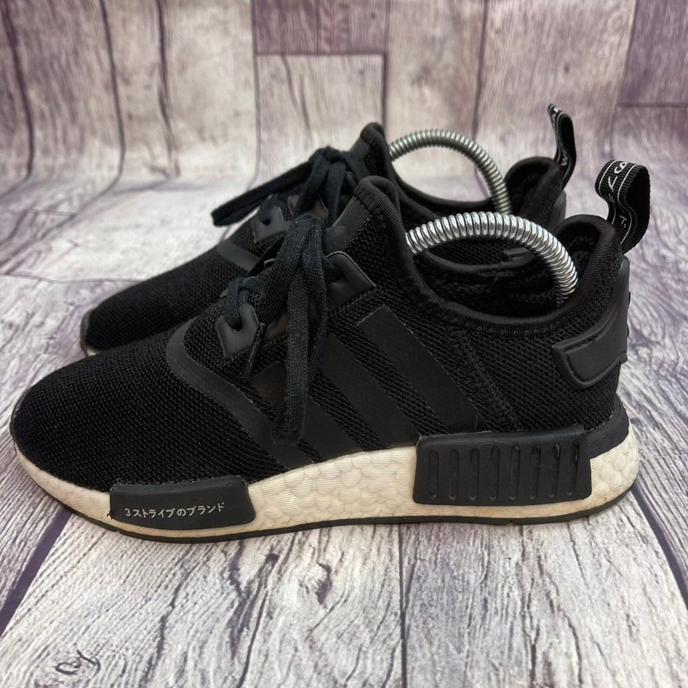 Adidas NMD_R1 Japan Core Black Women's Size 6 Athletic Running Sneakers Shoes - Picture 3 of 10